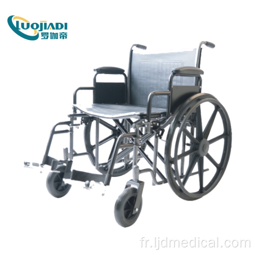 Fauteuil roulant manuel pliable rapide en acier nouveau